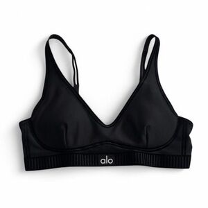 alo line up bra in black 🖤